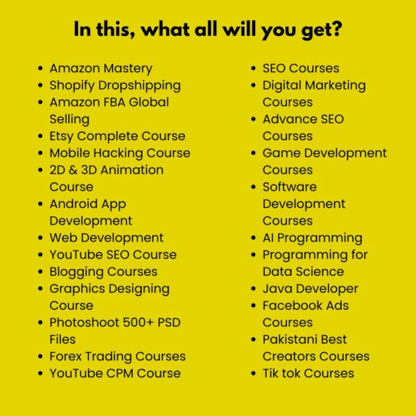 100+ Premium Courses Links PDF - Image 2