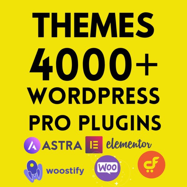 4000+ Wordpress Pro Themes & Plugins