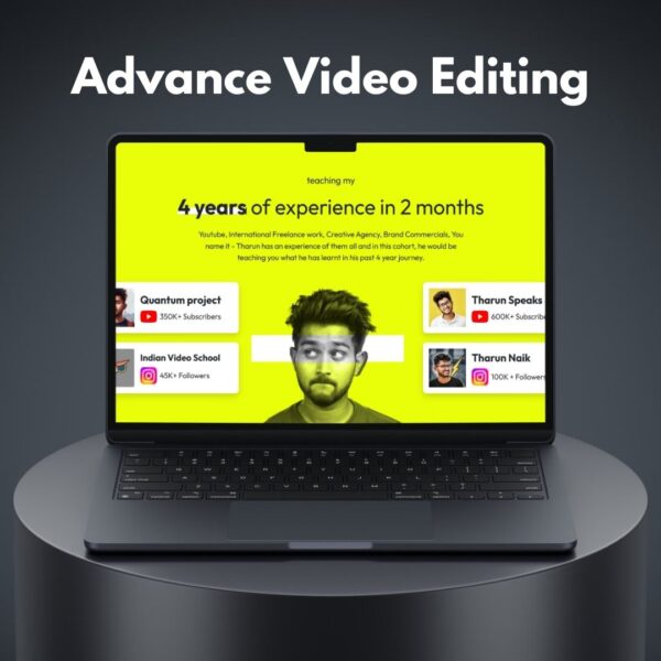 Advance Video Editing by Tharun Speaks